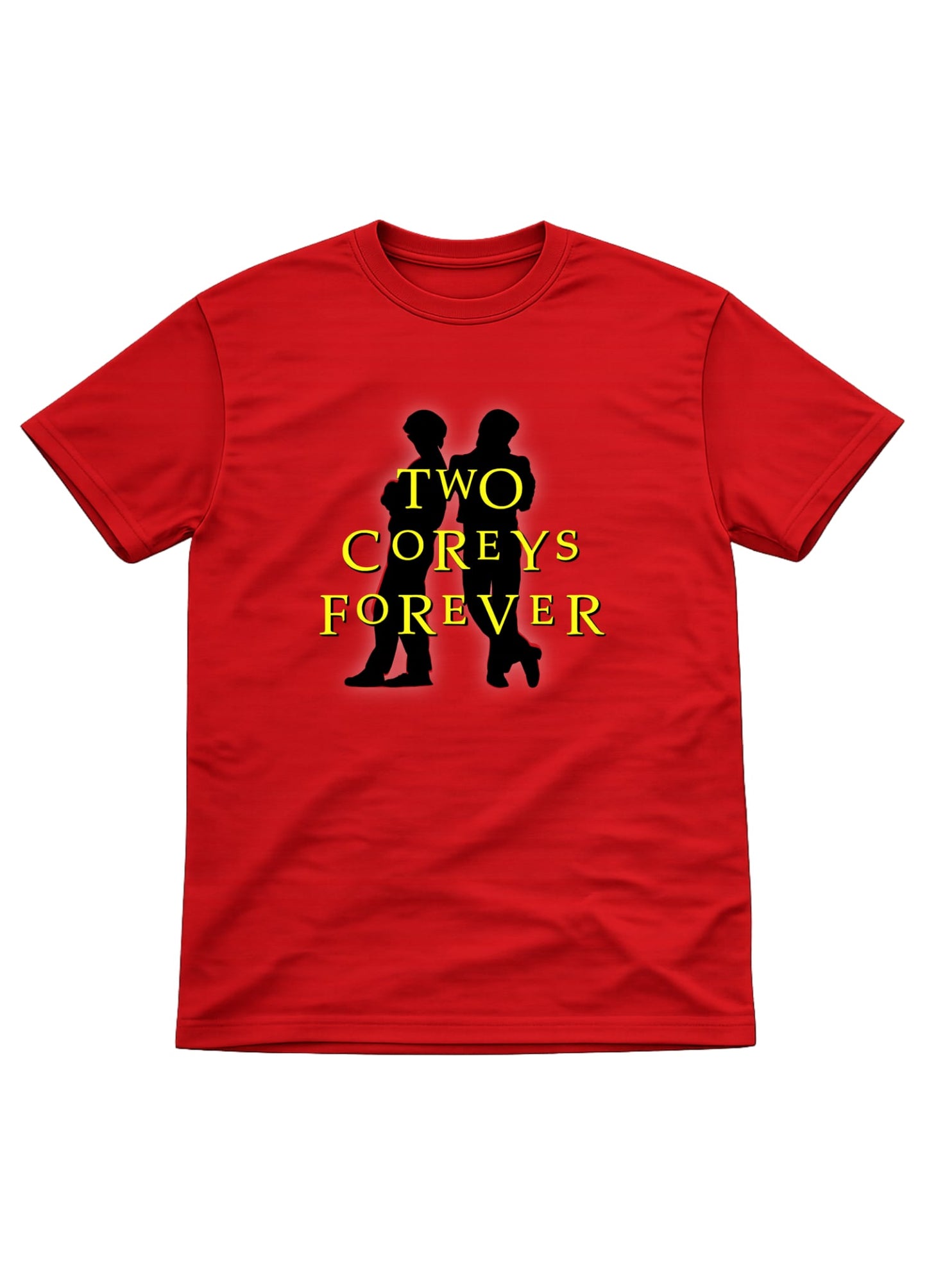 Two Coreys Forever Red Tee