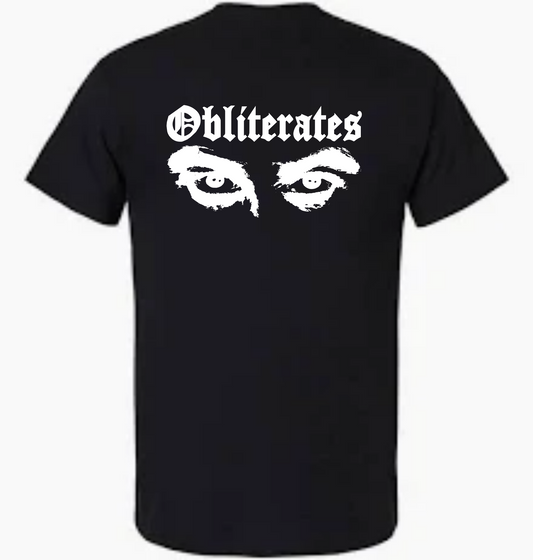 Obliterates Classic Black Tee