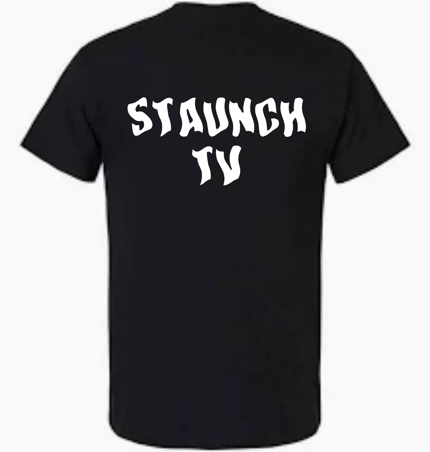 Staunch TV Logo Tee White