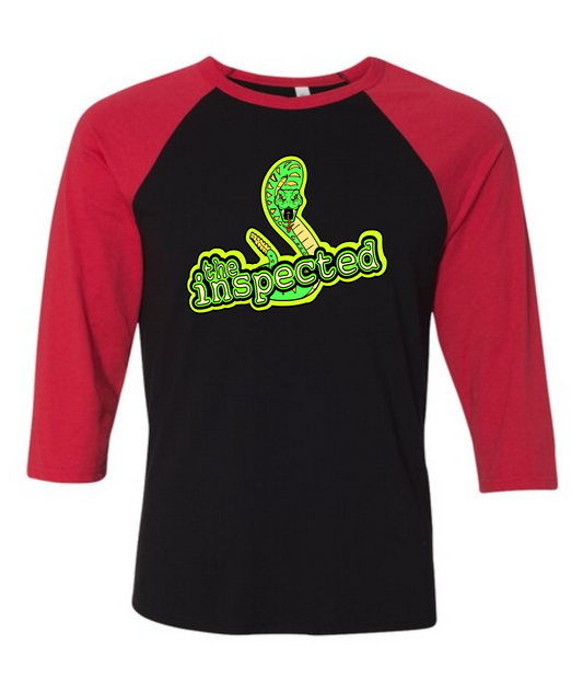 The Inspected Rattlesnake Logo Baseball Tee