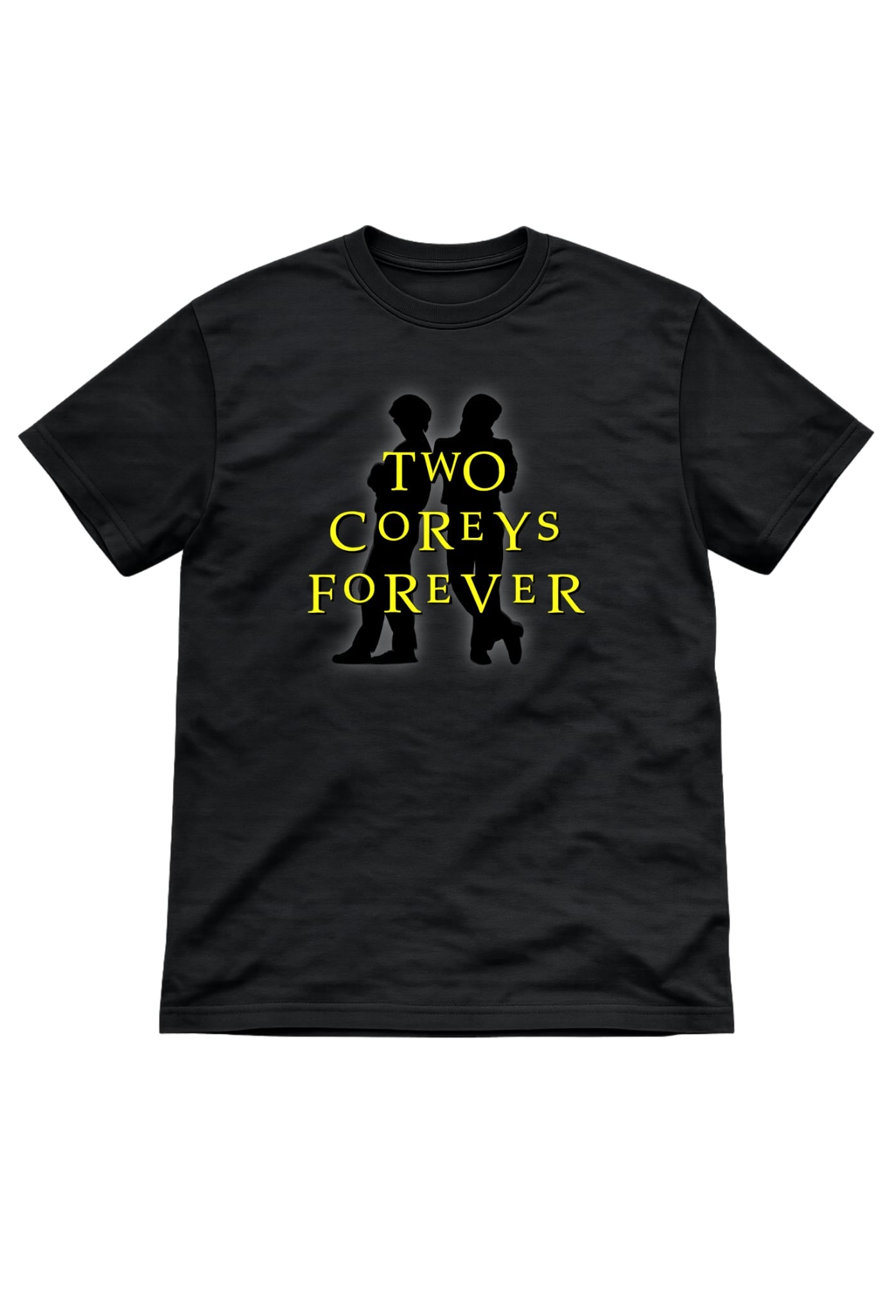 Two Coreys Forever Black Tee