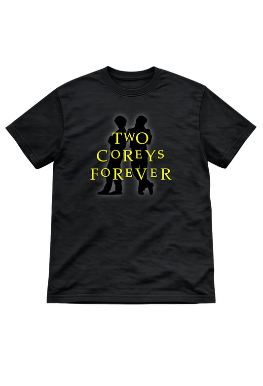 Two Coreys Forever Black Tee