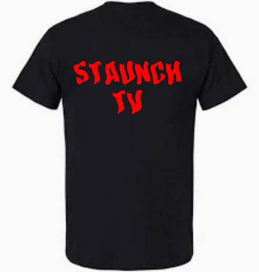 Staunch TV Logo Tee Red